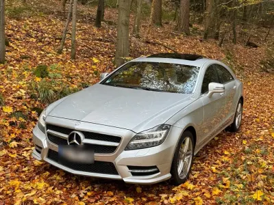 Używany Mercedes CLS350 AMG line 265 KM (194 kW) 2015 Srebrny Sedan/Limuzyna