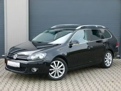 Gebraucht VW Golf VII Style 122 PS (89 kW) 2012 Schwarz Kombi