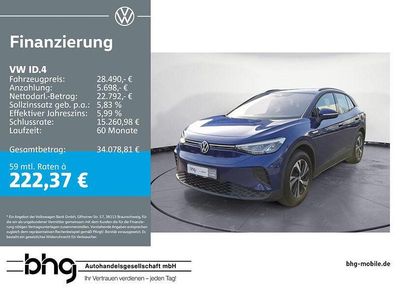 Gebraucht VW ID.4 Pure 125 kW (170 PS) 2023 Blau SUV