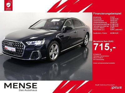 Blau Gebraucht 2023 Audi A8 Ambiente Limousine | 56.985 €