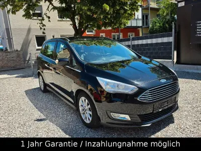 Gebraucht Ford Grand C-Max Titanium 125 PS (91 kW) 2016 Schwarz Van / Kleinbus