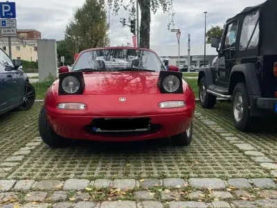 Gebraucht Mazda MX5 90 PS (66 kW) 1996 Rot Cabrio