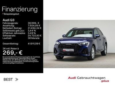 Gebraucht Audi Q3 S-Line 150 PS (110 kW) 2025 Navarrablau metallic SUV