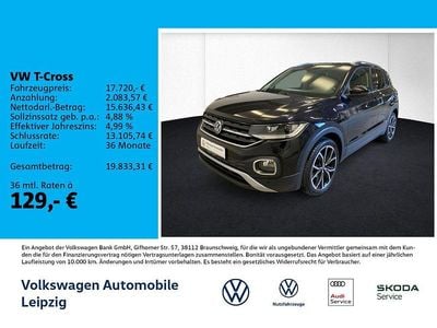 Schwarz Gebraucht 2021 VW T-Cross Style SUV | 17.720 € (Superpreis)