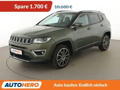 Gebraucht Jeep Compass Limited 170 PS (125 kW) 2020 Grün SUV