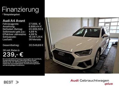 Gebraucht Audi A4 S-Line 163 PS (119 kW) 2022 Ibisweiß Kombi