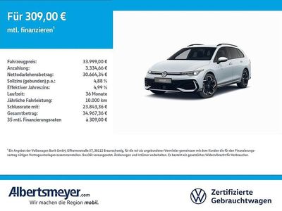 Gebraucht VW Golf VIII R-line 150 PS (110 kW) 2024 Blau Kombi