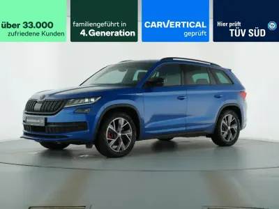 Brugt Skoda Kodiaq SportLine 190 HK (139 kW) 2021 Blå SUV