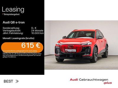 Gebraucht Audi Q6 e-tron S-Line 284 kW (387 PS) 2025 Soneirarot metallic (metallic) SUV