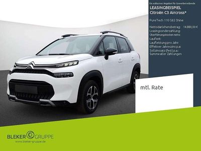 Gebraucht Citroën C3 Aircross Shine 110 PS (80 kW) 2023 Weiß SUV