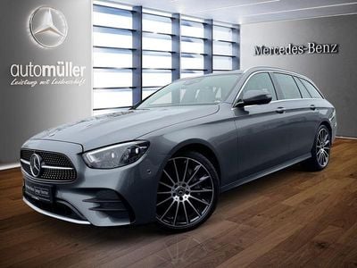 Grau Gebraucht 2022 Mercedes E400 AMG Limousine | 50.880 € (Teuer)