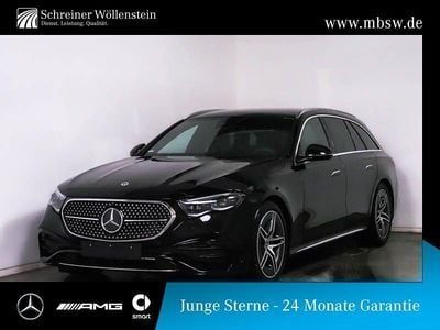 Gebraucht Mercedes E220 AMG line 197 PS (144 kW) 2025 Metalliclack obsidianschwarz Kombi