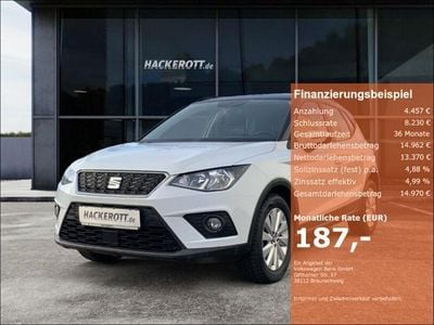 Weiss Gebraucht 2021 Seat Arona Style SUV | 14.980 € (Fairer Preis)