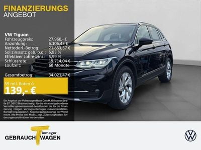Gebraucht VW Tiguan Elegance 150 PS (110 kW) 2023 Schwarz SUV