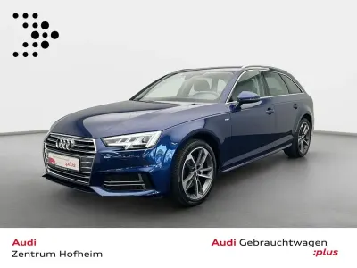 Gebraucht Audi A4 S-Line 190 PS (139 kW) 2018 Scubablau metallic Kombi