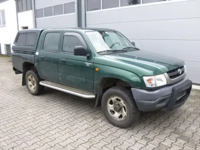 Gebraucht Toyota HiLux 102 PS (75 kW) 2003 Grün Pickup