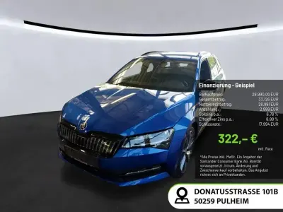 Gebraucht Skoda Superb SportLine 218 PS (160 kW) 2023 Raceblau metallic Kombi