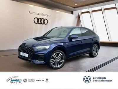 Używany Audi Q5 Sportback S-Line 204 KM (150 kW) 2022 Niebieski SUV