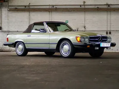 Gebraucht Mercedes SL450 224 PS (164 kW) 1976 Grün Cabrio