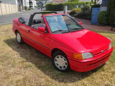 Gebraucht Ford Escort Cabriolet 1991 Rot Cabrio