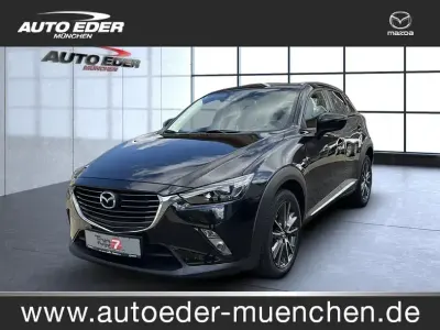 Gebraucht Mazda CX-3 Sports-Line 120 PS (88 kW) 2017 Onyschwarz (metallic) SUV