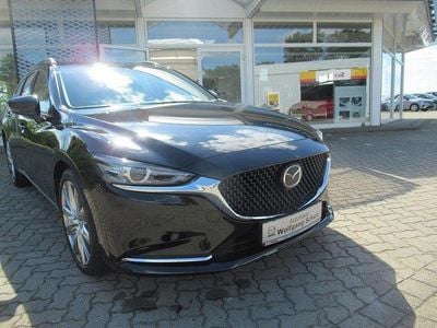 Jet black Gebraucht 2024 Mazda 6 Exclusive-Line Kombi | 32.780 € (Etwas zu teuer)