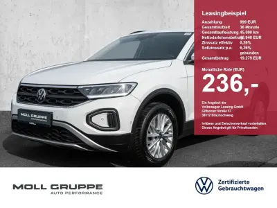 Gebraucht VW T-Roc Life 110 PS (80 kW) 2023 Pure white SUV