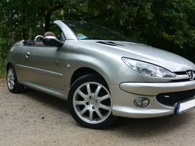 Gebraucht Peugeot 206 CC Roland Garros 109 PS (80 kW) 2006 Silber Cabrio