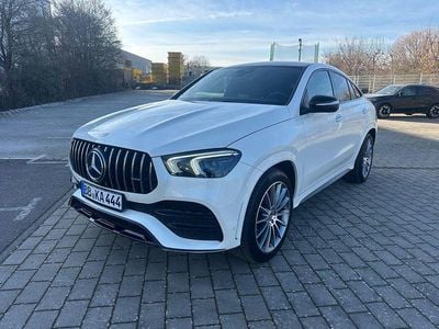 Weiß Gebraucht 2020 Mercedes GLE350 AMG line Coupé | 60.999 € (Etwas zu teuer)
