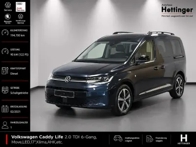 Gebraucht VW Caddy Move 122 PS (89 kW) 2021 Van / Kleinbus