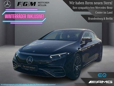 Gebraucht Mercedes EQS450+ AMG line 244 kW (333 PS) 2022 Obsidianschwarz metalliclack Limousine