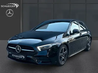 Gebraucht Mercedes A200 AMG line 150 PS (110 kW) 2022 Schwarz Limousine