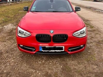 gebraucht BMW 116 Sport !! Automatik !! Navi !!! Sport-Rot !!!