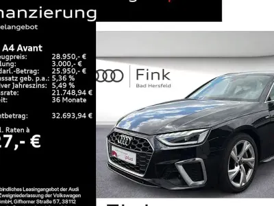 Gebraucht Audi A4 S-Line 204 PS (150 kW) 2023 Mythosschwarz metallic Kombi