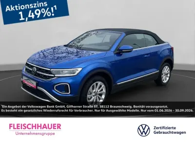 Gebraucht VW T-Roc Cabriolet Style 150 PS (110 kW) 2025 Blau Cabrio