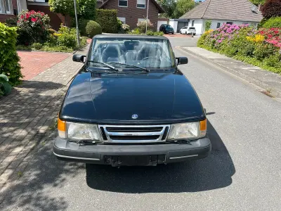 Usata Saab 900 Cabriolet 136 CV (100 kW) 1991 Nero Cabrio