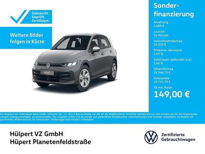 Begagnad VW Golf VIII Life 150 HK (110 kW) 2025 Grå Sedan