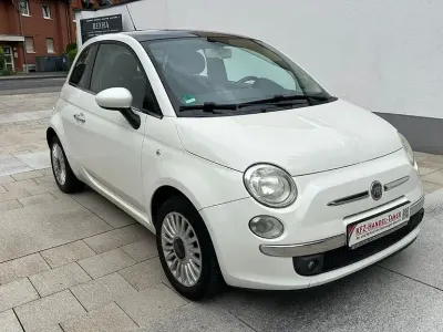Gebraucht Fiat 500 Lounge 69 PS (50 kW) 2010 Bianco bianco/ bossa nova/calc Kleinwagen