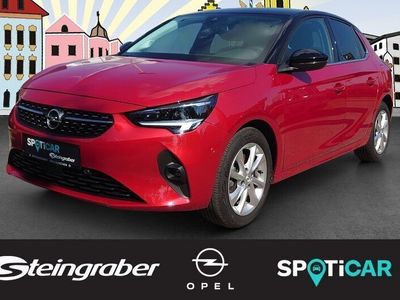 Gebraucht Opel Corsa Elegance 101 PS (74 kW) 2023 Kardio rot metallic/dach karbon schwarz metallic Kleinwagen