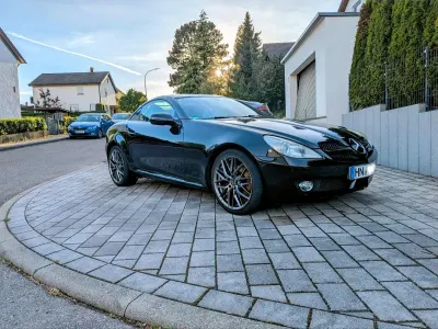 Gebraucht Mercedes SLK200 183 PS (134 kW) 2008 Schwarz Cabrio