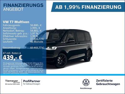 Brugt VW T7 Style 150 HK (110 kW) 2025 Sort Van