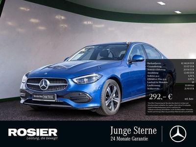 Usata Mercedes C300e Avantgarde 204 CV (150 kW) 2024 Blu Berlina