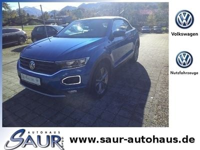 Gebraucht VW T-Roc Cabriolet Style 150 PS (110 kW) 2021 Ravennablau metallic (metallic) Cabrio