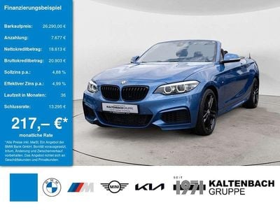 Second-hand BMW 218 M Sport 136 CP (100 kW) 2020 Albastru Cabrio