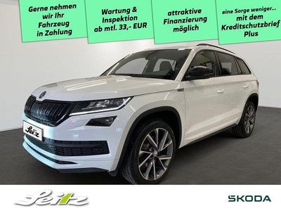 Gebraucht Skoda Kodiaq SportLine 200 PS (147 kW) 2021 Weiß SUV