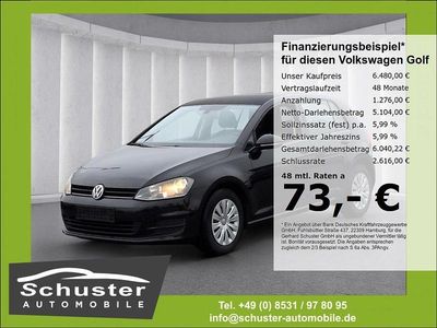 Usata VW Golf VII Trendline 105 CV (77 kW) 2013 Nero Berlina