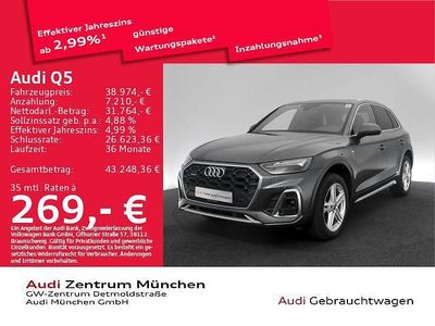 Usata Audi Q5 S-Line 204 CV (150 kW) 2022 Grigio SUV