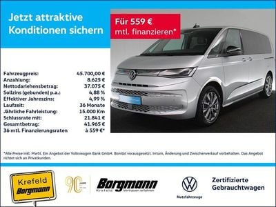 Second-hand VW Multivan Energetic 218 CP (160 kW) 2022 Argintiu Monovolum
