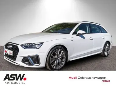 Gebraucht Audi A4 S-Line 204 PS (150 kW) 2024 Gletscherweiß metallic Kombi