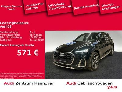 Gebraucht Audi Q5 S-Line 286 PS (210 kW) 2022 0e mythosschwarz metallic SUV